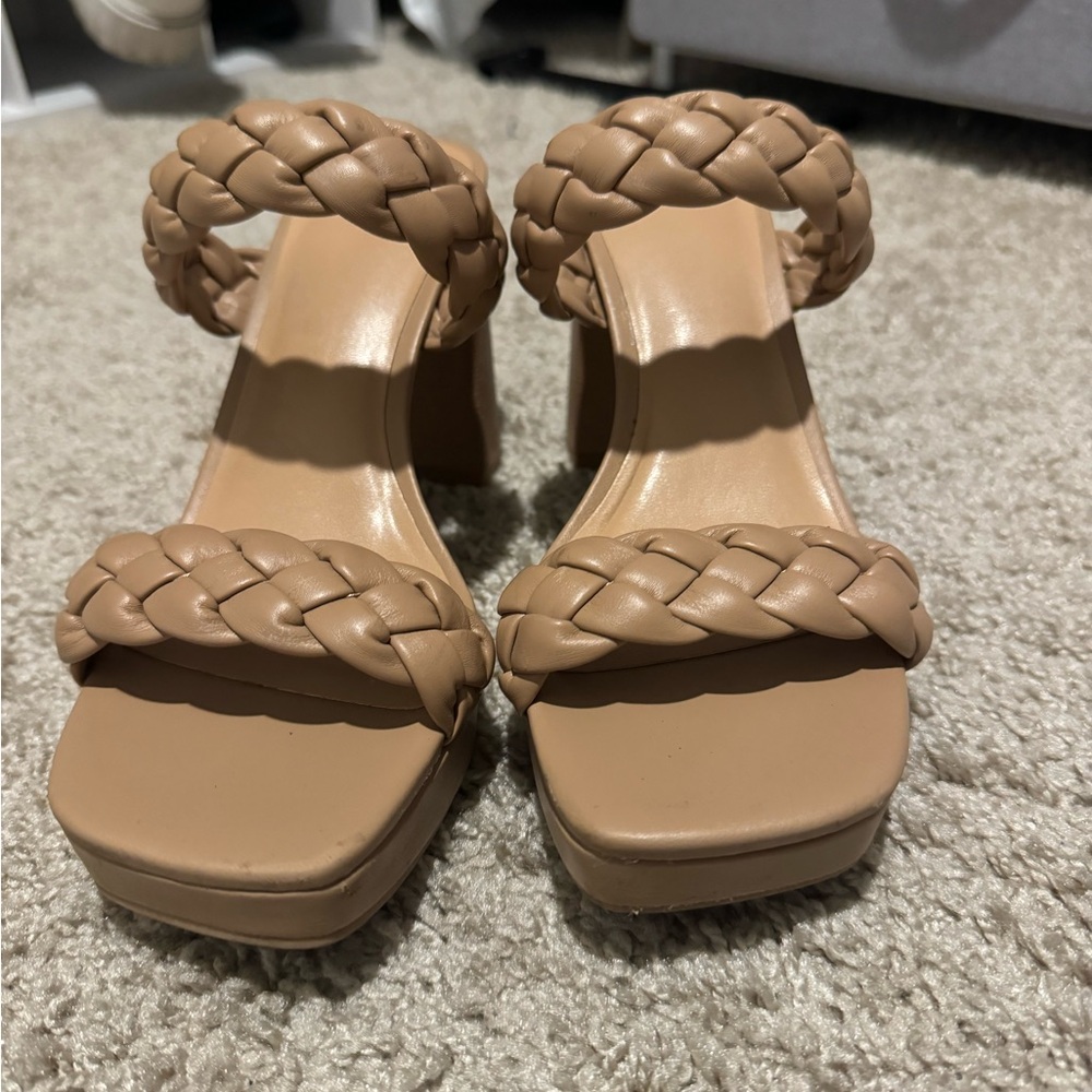 Braided Tan Women's Sandals